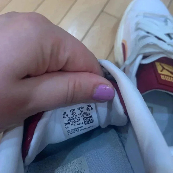 Puma Mayze Heritage Logo Platform  Womens White Sneakers Casual Shoes 9 US - Picture 9 of 10